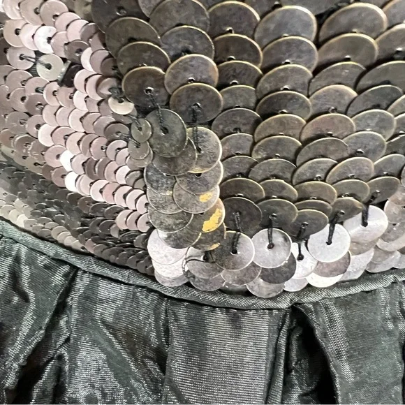 VINTAGE NICOLE MILLER SIGNATURE Y2K Whimsigoth Taffeta Dress, 6 - Picture 7 of 16